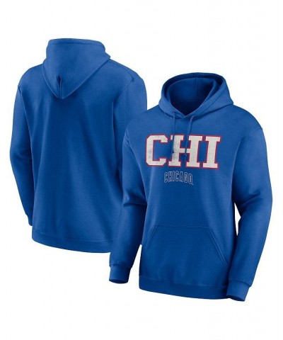 Men's Royal Chicago Cubs Scoreboard Pullover Hoodie $20.00 Sweatshirt