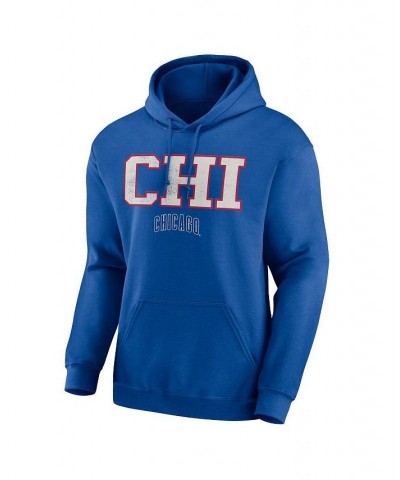 Men's Royal Chicago Cubs Scoreboard Pullover Hoodie $20.00 Sweatshirt