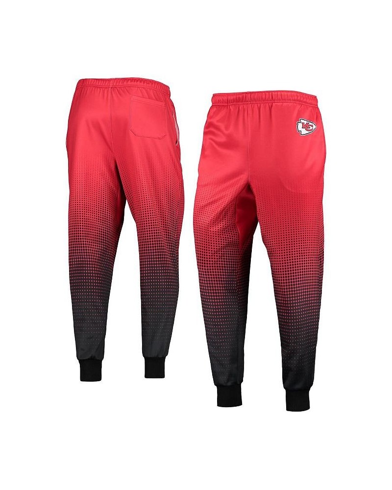 Men's Red Kansas City Chiefs Gradient Jogger Pants $38.40 Pants