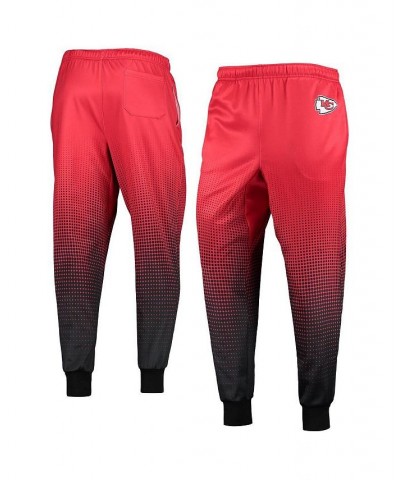 Men's Red Kansas City Chiefs Gradient Jogger Pants $38.40 Pants