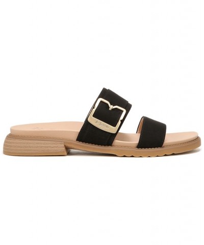 Women's Alyssa Slide Sandals Black $45.90 Shoes