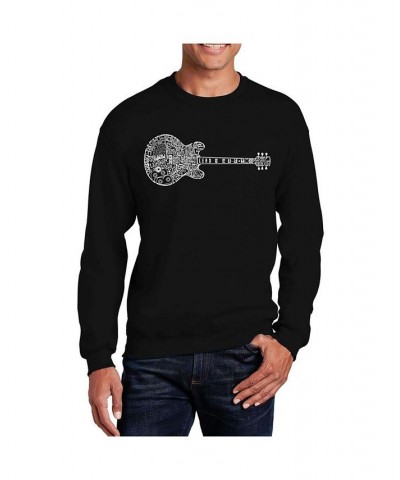 Men's Word Art Blues Legends Crewneck Sweatshirt Black $25.00 Sweatshirt