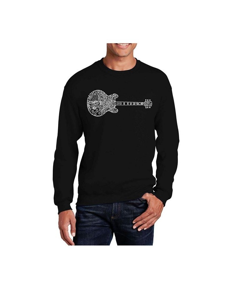 Men's Word Art Blues Legends Crewneck Sweatshirt Black $25.00 Sweatshirt