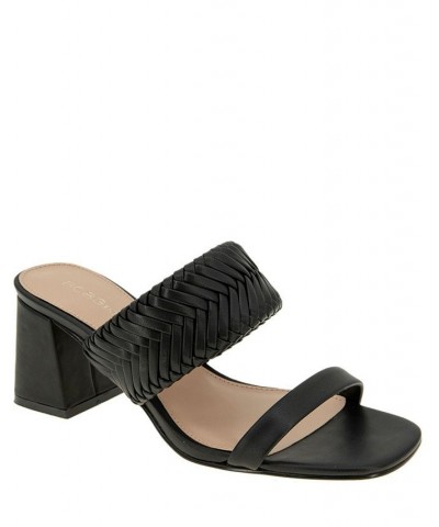 Women's Diliny Block Heel Sandal Black $44.69 Shoes