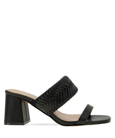 Women's Diliny Block Heel Sandal Black $44.69 Shoes