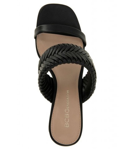 Women's Diliny Block Heel Sandal Black $44.69 Shoes