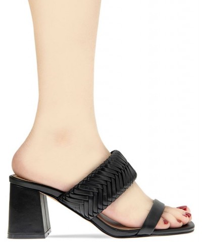 Women's Diliny Block Heel Sandal Black $44.69 Shoes