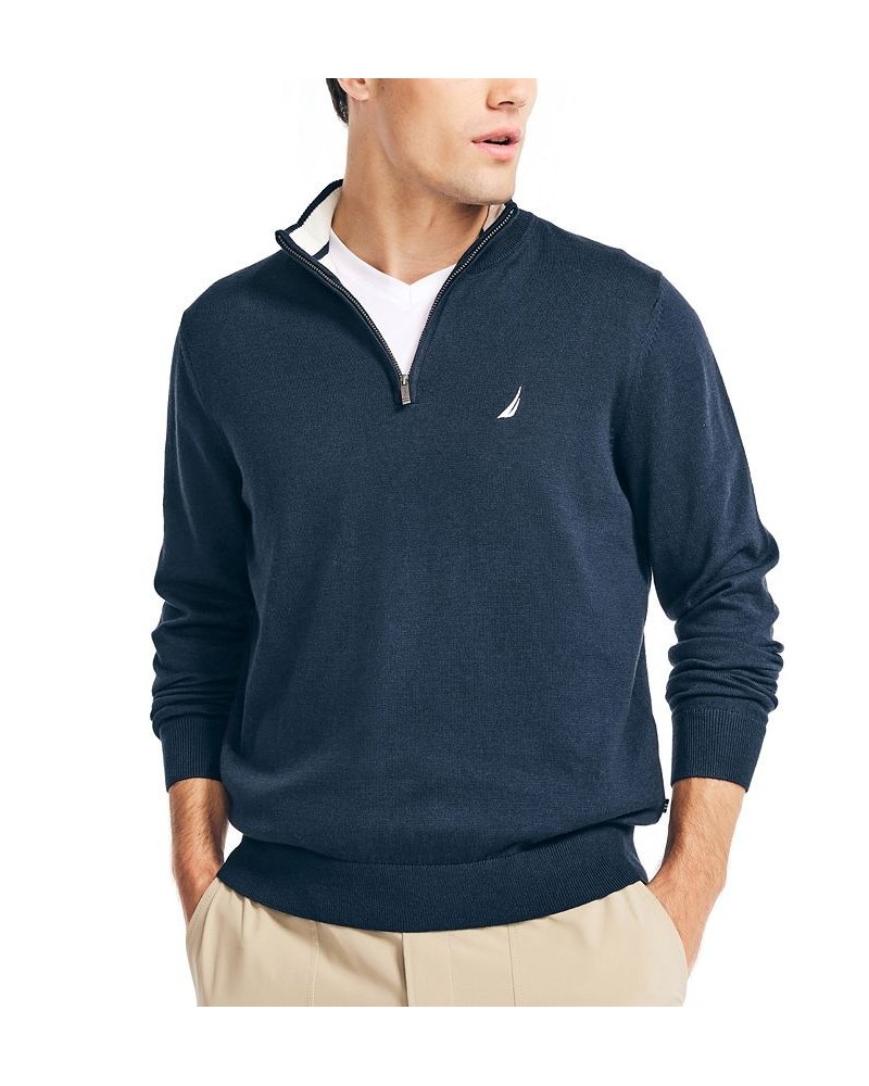 Men's Navtech Classic-Fit Solid Quarter Zip Sweater PD08 $22.06 Sweaters