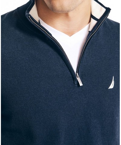 Men's Navtech Classic-Fit Solid Quarter Zip Sweater PD08 $22.06 Sweaters