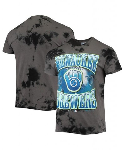 Men's '47 Charcoal Milwaukee Brewers Wonder Boy Vintage-Like Tubular T-shirt $29.14 T-Shirts