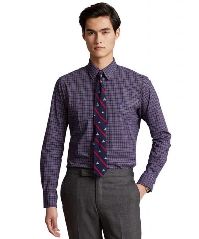 Men's Classic-Fit Plaid Stretch Poplin Shirt Multi $29.05 Shirts