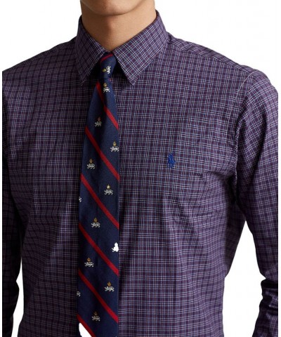 Men's Classic-Fit Plaid Stretch Poplin Shirt Multi $29.05 Shirts