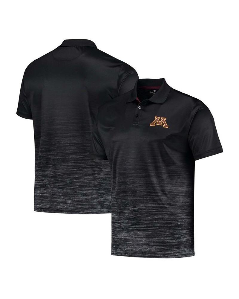 Men's Black Minnesota Golden Gophers Marshall Polo $29.00 Polo Shirts