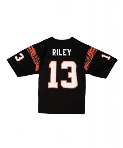 Men's Ken Riley Black Cincinnati Bengals 1981 Authentic Retired Player Jersey $140.70 Jersey