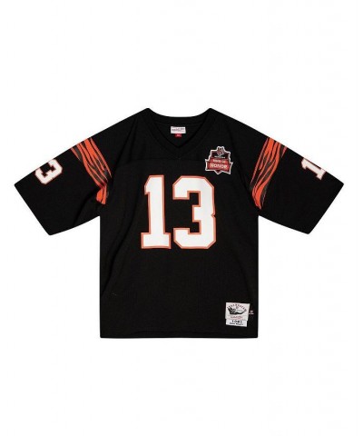 Men's Ken Riley Black Cincinnati Bengals 1981 Authentic Retired Player Jersey $140.70 Jersey