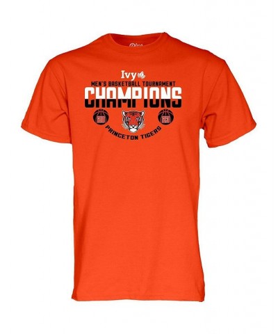 Men's Orange Princeton Tigers 2023 Ivy League Men's Basketball Conference Tournament Champions T-shirt $21.59 T-Shirts