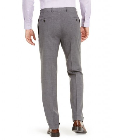 Men's Wool Blend Classic-Fit UltraFlex Stretch Double-Reverse Pleated Dress Pants PD01 $60.00 Pants