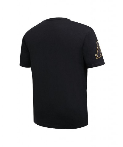 Men's Black Los Angeles Lakers Chenille T-shirt $27.02 T-Shirts