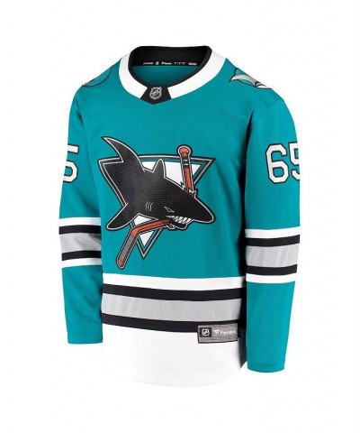 Men's Erik Karlsson Teal San Jose Sharks 30th Anniversary Premier Breakaway Player Jersey $64.75 Jersey