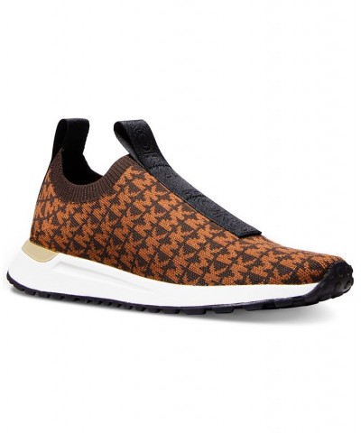 Women's Bodie Slip-On Sneakers Brown $65.10 Shoes