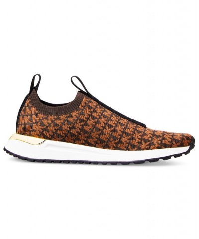 Women's Bodie Slip-On Sneakers Brown $65.10 Shoes