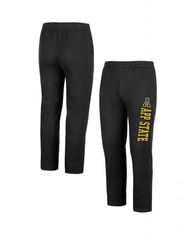 Men's Black Appalachian State Mountaineers Fleece Pants $32.44 Pants