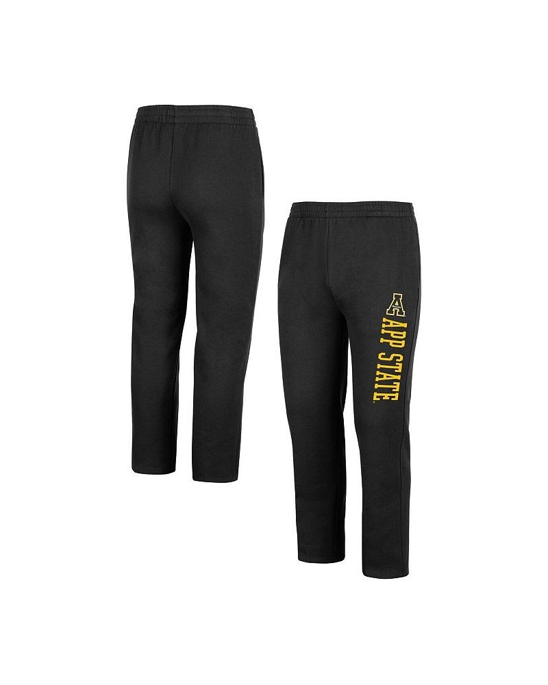 Men's Black Appalachian State Mountaineers Fleece Pants $32.44 Pants