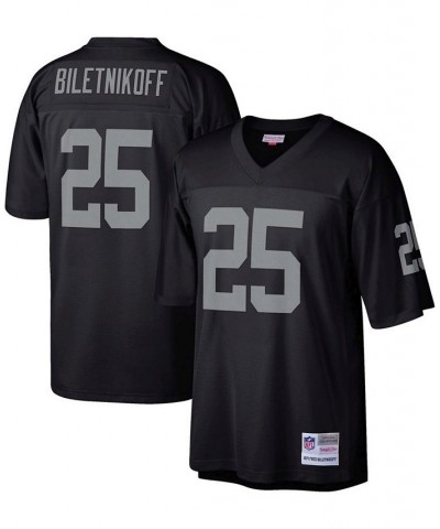 Men's Fred Biletnikoff Black Las Vegas Raiders Retired Player Legacy Replica Jersey $62.40 Jersey