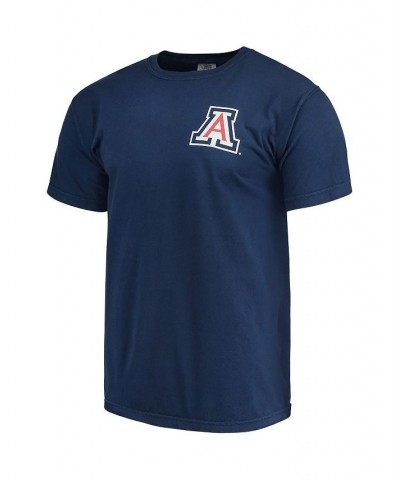 Men's Navy Arizona Wildcats Baseball Flag Comfort Colors T-shirt $23.93 T-Shirts