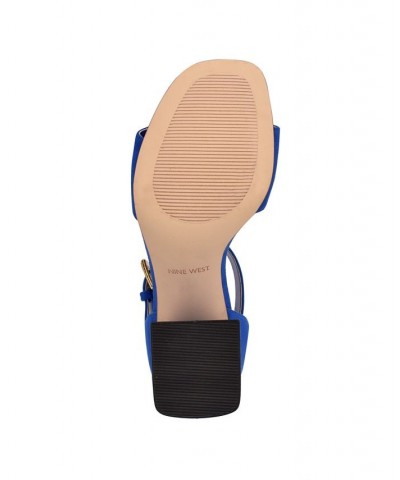 Women's Jerri Dress Sandals Blue $35.70 Shoes