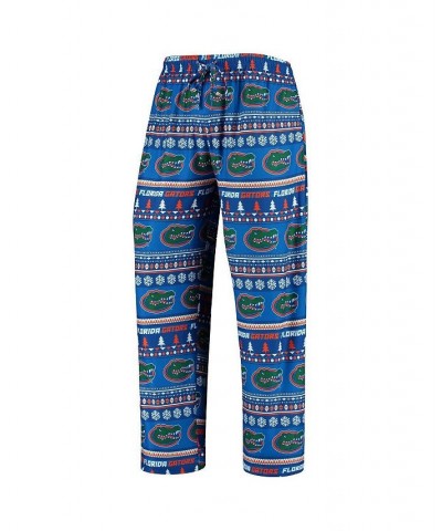 Men's Royal Florida Gators Ugly Sweater Knit Long Sleeve Top and Pant Set $30.75 Pajama