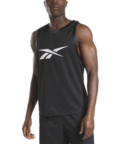 Men's Basketball Mesh Logo Tank Black $24.75 T-Shirts