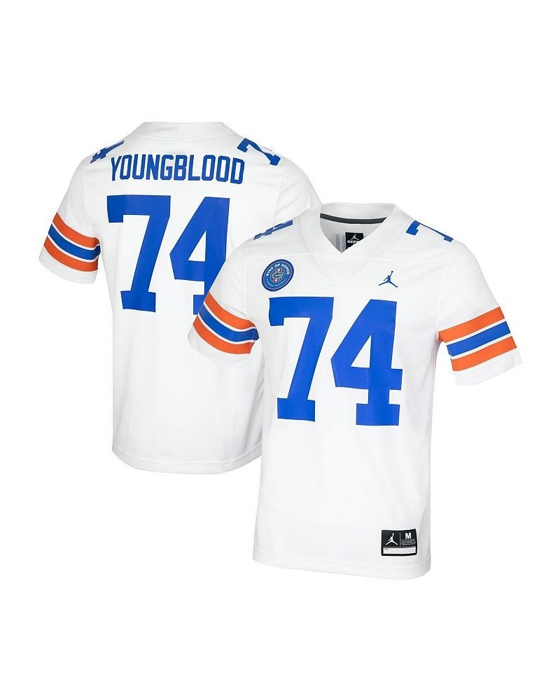 Men's Jack Youngblood White Florida Gators Ring Of Honor Untouchable Replica Jersey $36.00 Jersey