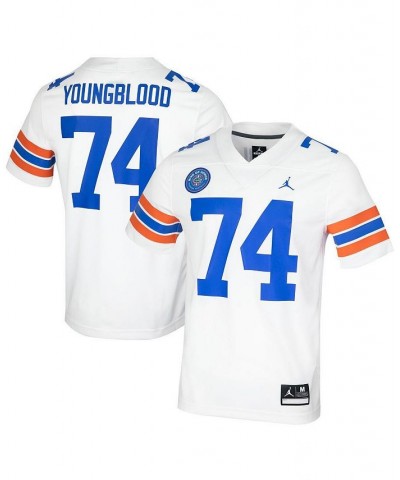 Men's Jack Youngblood White Florida Gators Ring Of Honor Untouchable Replica Jersey $36.00 Jersey