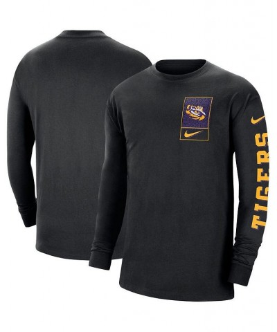 Men's Black LSU Tigers Seasonal Max90 2-Hit Long Sleeve T-shirt $21.50 T-Shirts