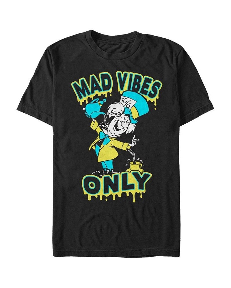 Men's Spill-It Hatter Short Sleeve Crew T-shirt Black $15.40 T-Shirts