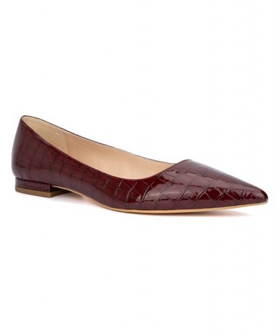 Women's Bailey Flats Red $28.68 Shoes