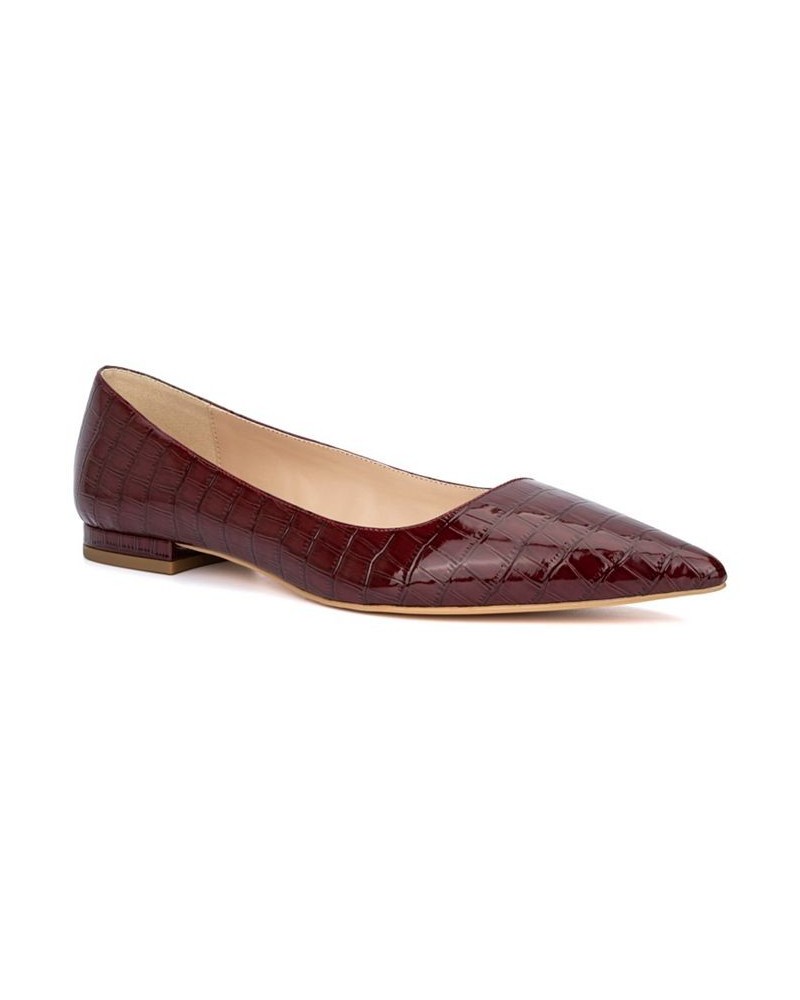 Women's Bailey Flats Red $28.68 Shoes