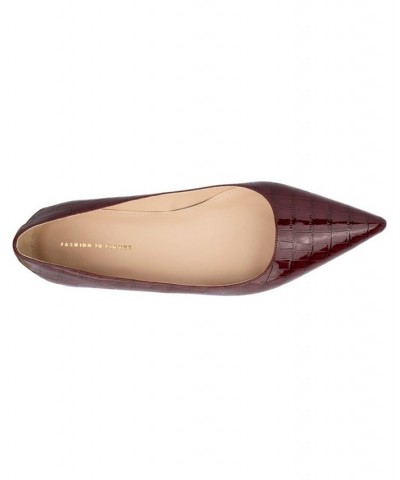 Women's Bailey Flats Red $28.68 Shoes