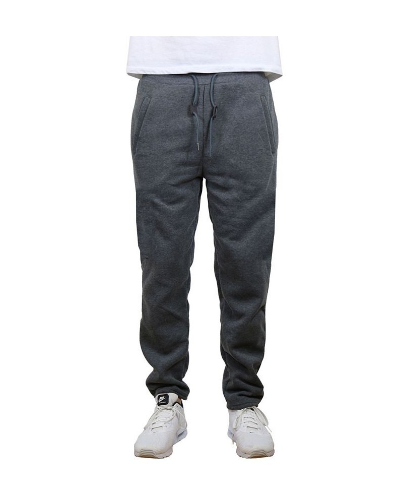 Men's Classic Open Bottom Fleece Sweatpants PD02 $19.59 Pants