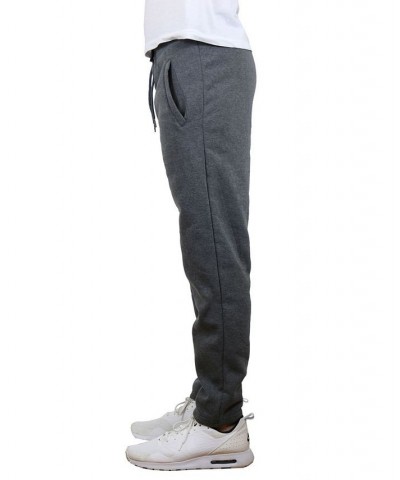 Men's Classic Open Bottom Fleece Sweatpants PD02 $19.59 Pants