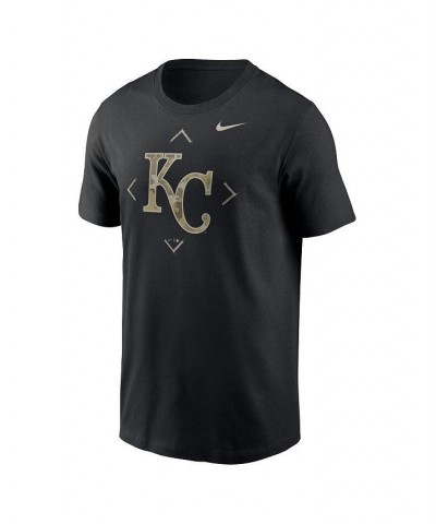 Men's Black Kansas City Royals Camo Logo T-shirt $20.70 T-Shirts