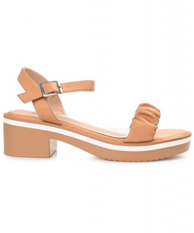 Women's Dexxla Sandals Tan/Beige $48.00 Shoes