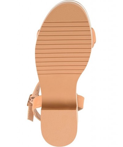 Women's Dexxla Sandals Tan/Beige $48.00 Shoes