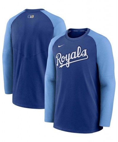 Men's Royal, Light Blue Kansas City Royals Authentic Collection Pregame Performance Raglan Pullover Sweatshirt $45.00 Sweatshirt