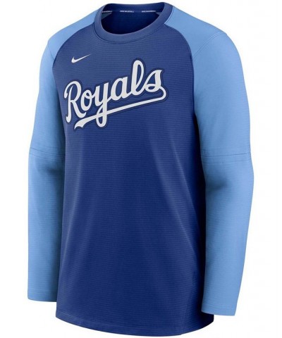 Men's Royal, Light Blue Kansas City Royals Authentic Collection Pregame Performance Raglan Pullover Sweatshirt $45.00 Sweatshirt