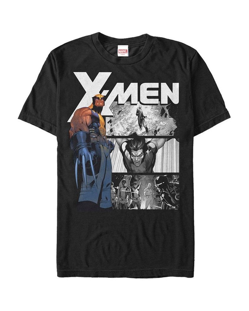 Marvel Men's Comic Collection X-Men The Wolverine Short Sleeve T-Shirt Black $16.10 T-Shirts