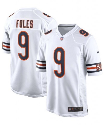 Men's Nick Foles White Chicago Bears Game Jersey $44.94 Jersey