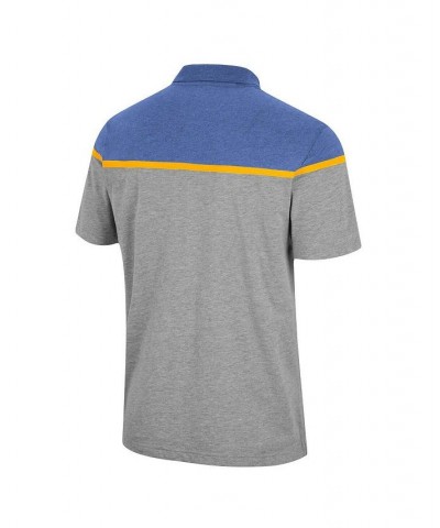 Men's Heather Gray Pitt Panthers Chamberlain Polo Shirt $27.99 Polo Shirts