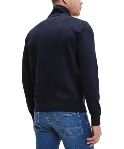 Men's Logo Mock-neck Sweatshirt Blue $34.62 Sweatshirt